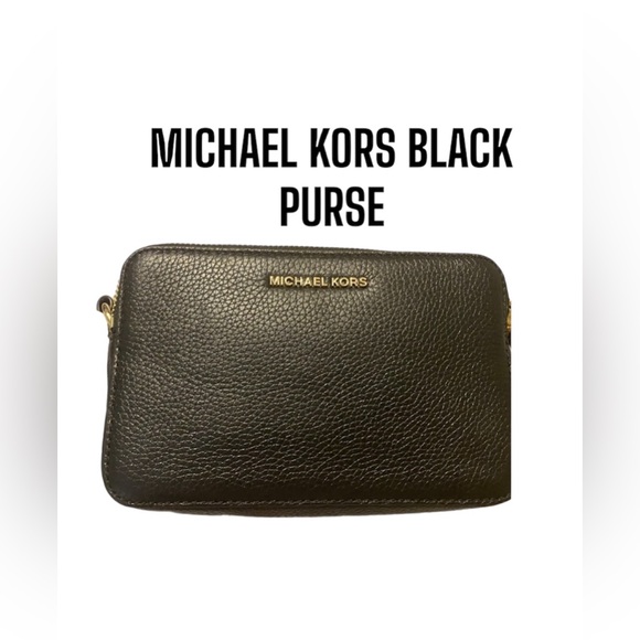Black and gold. Michael kors cross body. Bag. Brand new. Never used mini - Picture 1 of 11